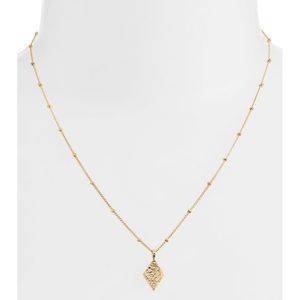 Gorjana Cortez Hammered Diamond Pendant Necklace💛